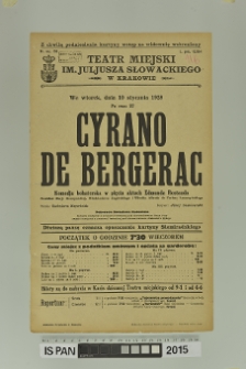 CYRANO DE BERGERAC