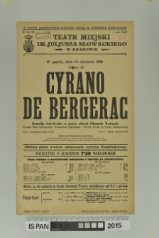 CYRANO DE BERGERAC