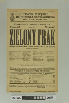 ZIELONY FRAK