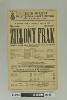 ZIELONY FRAK