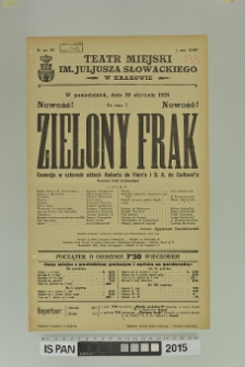 ZIELONY FRAK