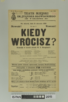 KIEDY WRÓCISZ?