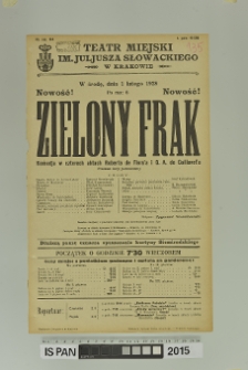 ZIELONY FRAK