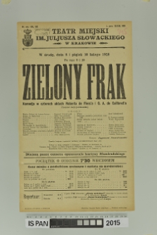 ZIELONY FRAK