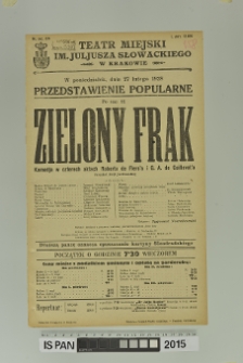 ZIELONY FRAK