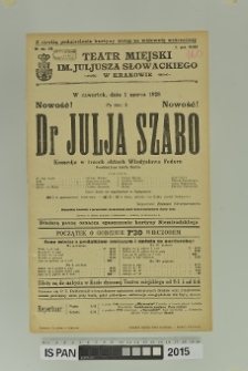 DR JULJA SZABO