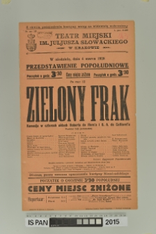 ZIELONY FRAK