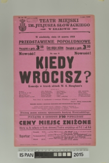 KIEDY WRÓCISZ?