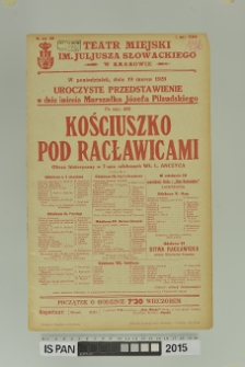 KOŚCIUSZKO POD RACŁAWICAMI