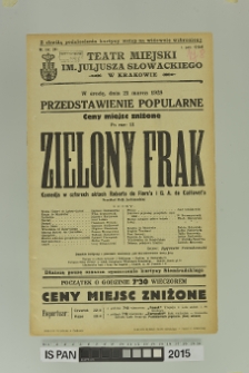 ZIELONY FRAK