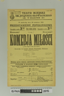 KOMEDJA MIŁOŚCI (Das Spiel im Schloss)