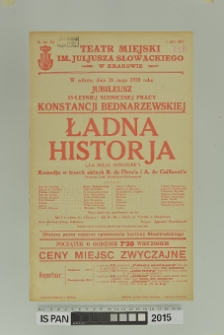 ŁADNA HISTORJA (La Belle aventure)