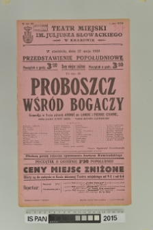 PROBOSZCZ WŚR&Oacute;D BOGACZY