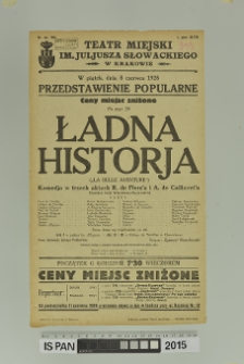 ŁADNA HISTORJA (La Belle aventure)