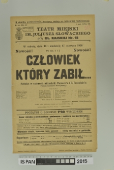 CZŁOWIEK KTÓRY ZABIŁ…