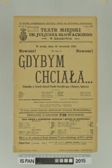 GDYBYM CHCIAŁA…