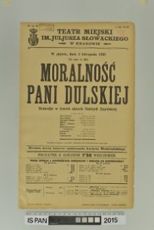 MORALNOŚĆ PANI DULSKIEJ