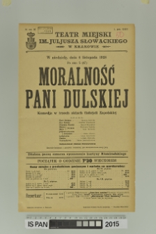 MORALNOŚĆ PANI DULSKIEJ
