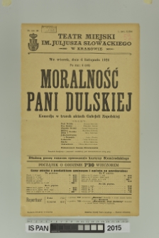 MORALNOŚĆ PANI DULSKIEJ