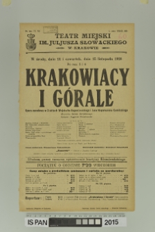 KRAKOWIACY I GÓRALE