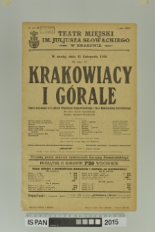 KRAKOWIACY I GÓRALE