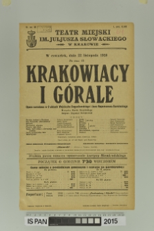 KRAKOWIACY I GÓRALE