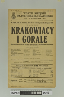 KRAKOWIACY I GÓRALE