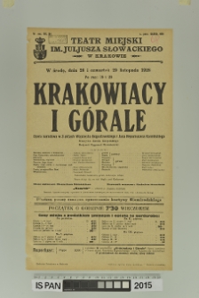 KRAKOWIACY I GÓRALE