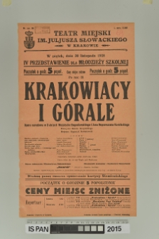 KRAKOWIACY I GÓRALE