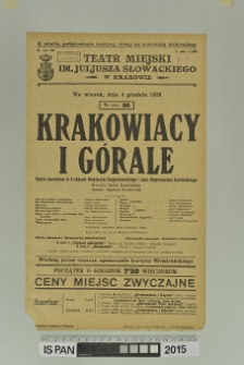 KRAKOWIACY I GÓRALE