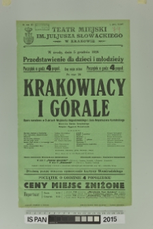 KRAKOWIACY I GÓRALE