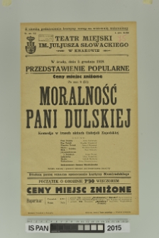 MORALNOŚĆ PANI DULSKIEJ