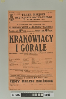 KRAKOWIACY I G&Oacute;RALE