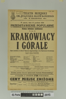 KRAKOWIACY I GÓRALE