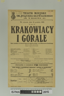 KRAKOWIACY I GÓRALE