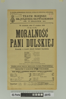 MORALNOŚĆ PANI DULSKIEJ