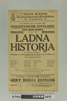 ŁADNA HISTORJA (La Belle aventure)