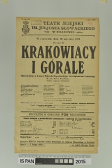 KRAKOWIACY I G&Oacute;RALE