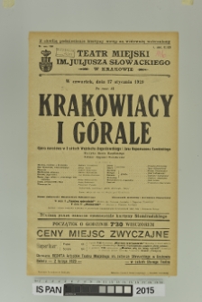 KRAKOWIACY I GÓRALE