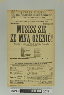 MUSISZ SIĘ ZE MNĄ OŻENIĆ!