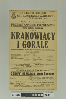 KRAKOWIACY I G&Oacute;RALE