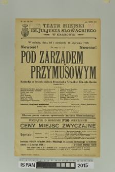 POD ZARZĄDEM PRZYMUSOWYM