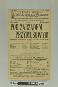 POD ZARZĄDEM PRZYMUSOWYM