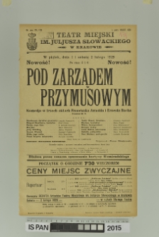 POD ZARZĄDEM PRZYMUSOWYM