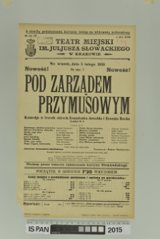 POD ZARZĄDEM PRZYMUSOWYM