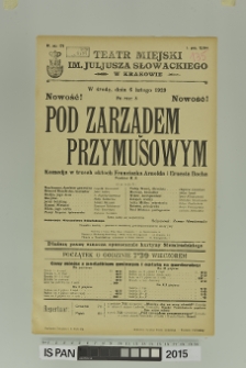 POD ZARZĄDEM PRZYMUSOWYM