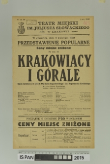 KRAKOWIACY I G&Oacute;RALE