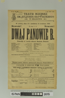 DWAJ PANOWIE B.