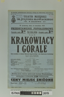 KRAKOWIACY I GÓRALE