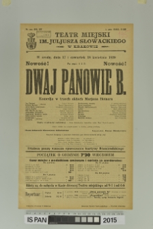 DWAJ PANOWIE B.